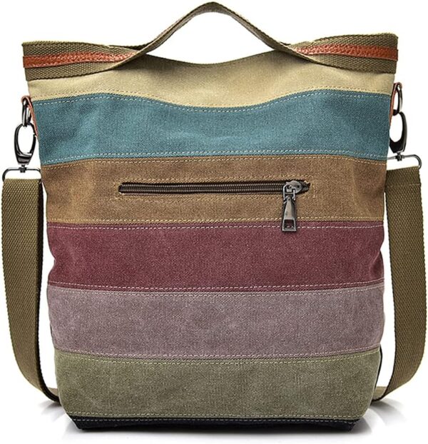 ROUROU Hobo Tote Bag for Women Top Handle Shoulder Bag Multi... - Image 5