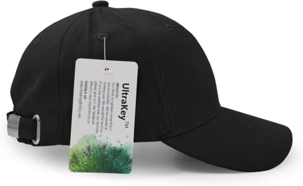 UltraKey Suede Baseball Cap, Unisex Faux Suede Leather Class... - Image 6