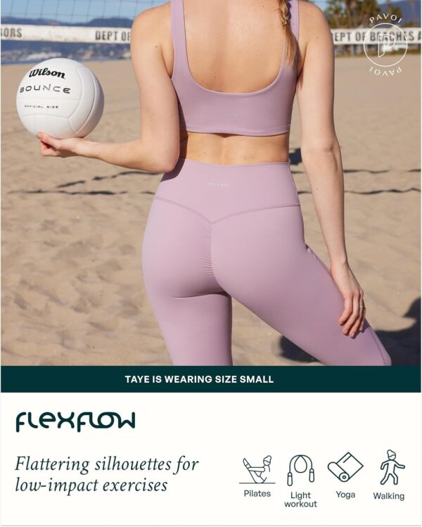 PAVOI ACTIVE Buttery Soft Leggings for Women - High Waisted ... - Image 4