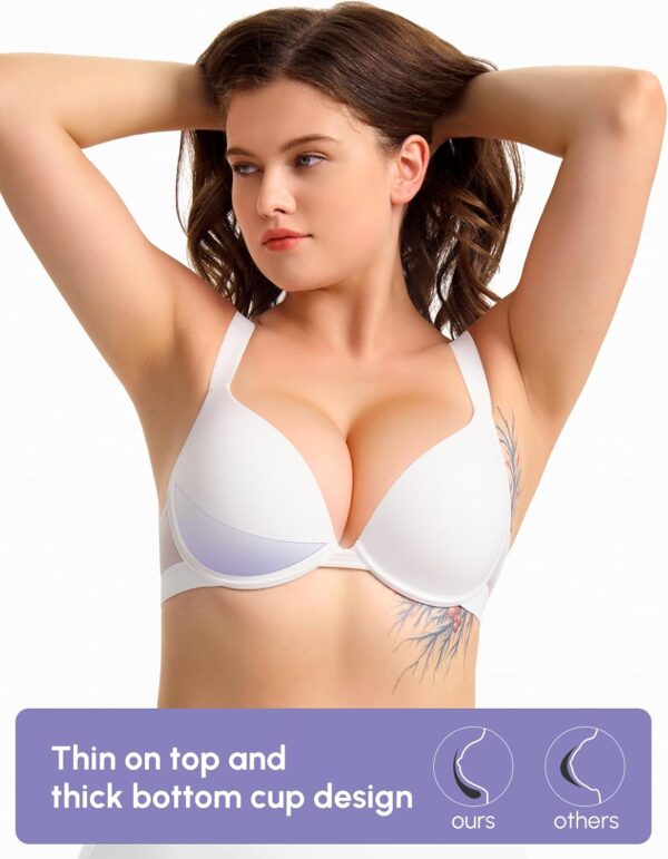FallSweet Push Up T Shirt Bra for Small Chested Women Underw... - Image 5