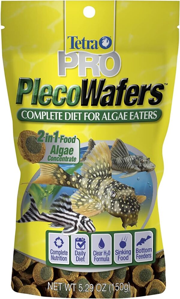 Tetra PRO PlecoWafers 5.29 Ounces, Nutritionally Balanced Ve... - Image 2