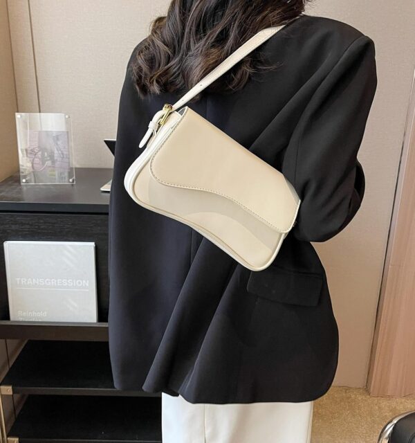 Shoulder Bag for Women Y2K Trendy Purse Vegan Leather Hobo H... - Image 3