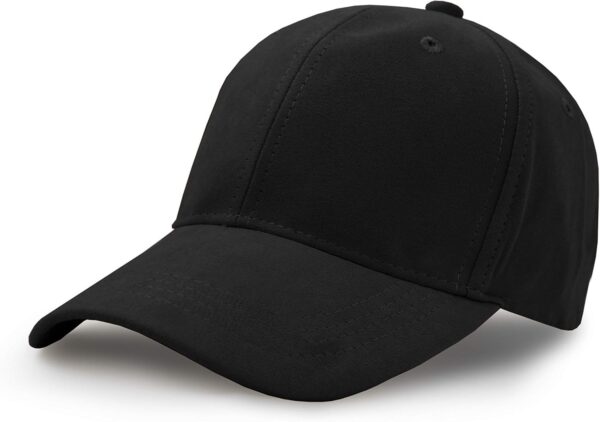 UltraKey Suede Baseball Cap, Unisex Faux Suede Leather Class... - Image 2