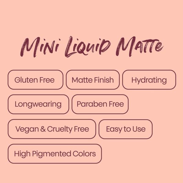 The Lip Bar - Nonstop Liquid Matte Lipstick 2-Pack, Bawse La... - Image 6