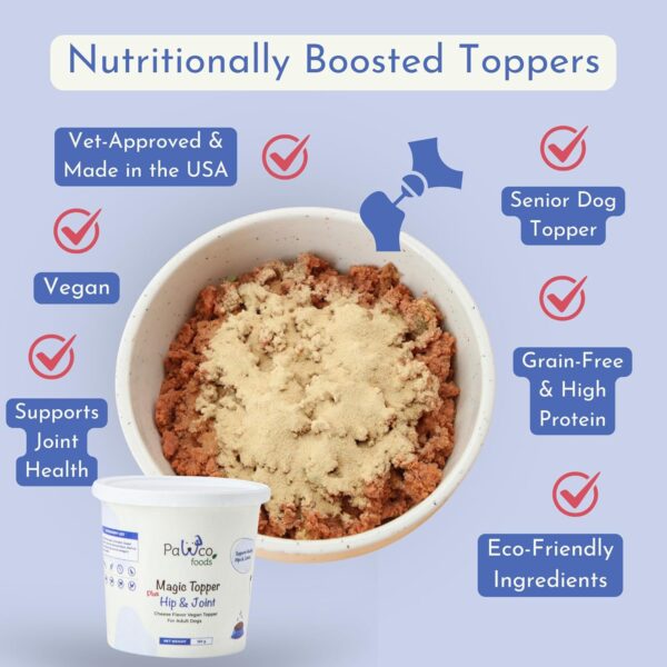 PawCo Magic Topper Hip & Joint Support - Vegan Dog Topper wi... - Image 4