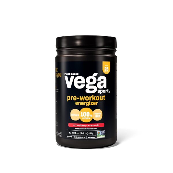 Vega Sport Pre-Workout Energizer, Strawberry Lemonade - Pre ... - Image 2