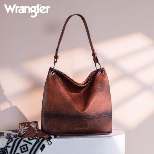 Wrangler Hobo Bags for Women Vegan Leather Top Handle Should... - Image 3