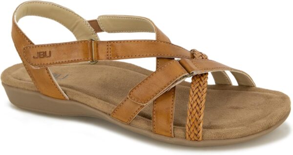 JBU Brooke Vegan Women's Comfort Casual Adjustable Ankle Str... - Image 2