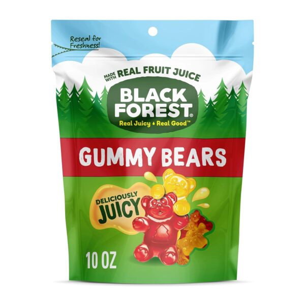 Black Forest Gummy, Bears, Fruit Flavor, Deliciously Juicy, ... - Image 2