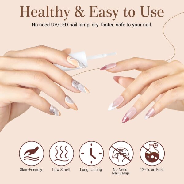 AZUREBEAUTY Dip Powder Liquid Set 15ml/0.5oz, 8 Pcs Dipping ... - Image 6