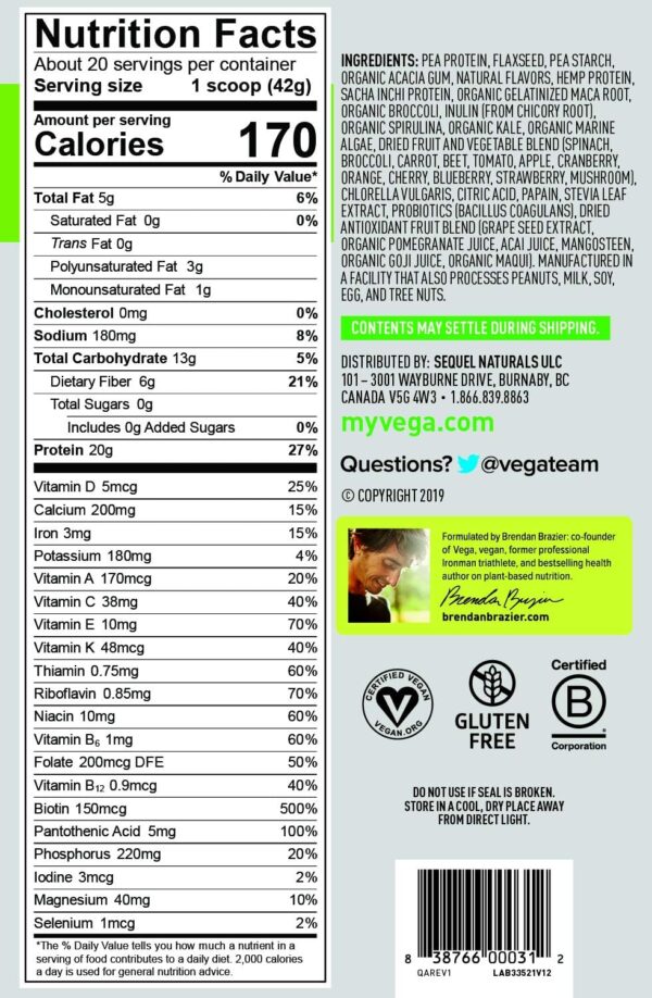 Vega One All-In-One Nutritional Shake Berry (20 Servings) - ... - Image 6