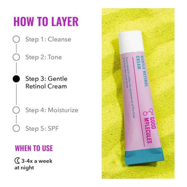 Good Molecules Gentle Retinol Cream - Night Cream with Retin... - Image 5