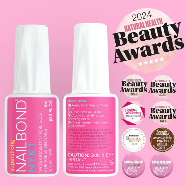 Super Strong Nail Glue for Press On Nails, Nail Tips & Acryl... - Image 3