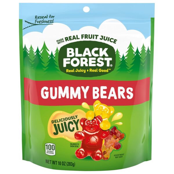 Black Forest Gummy, Bears, Fruit Flavor, Deliciously Juicy, ... - Image 11