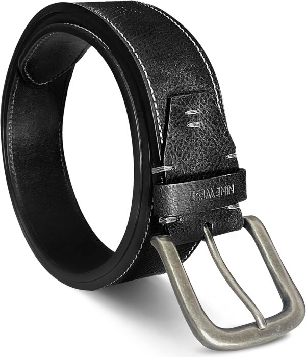 Nine West Mens Belt Vegan Leather Regular Dress Casual Every... - Image 2