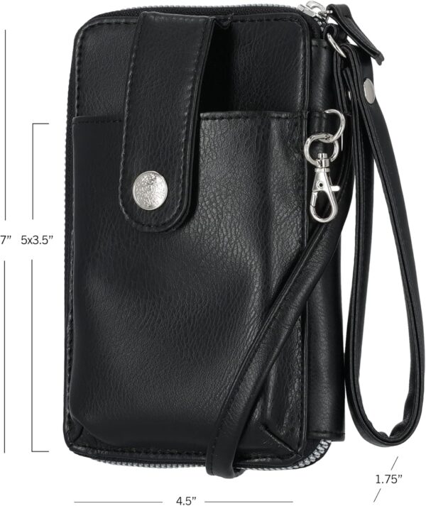 Mundi Jacqui RFID Blocking Crossbody Wallet Bag for Women, C... - Image 3