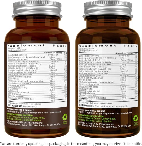 Igennus Methylated Women's Multivitamin, Methylated Folate f... - Image 9