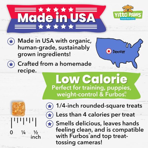 Crunchy Mini Organic Dog Training Treats - Oats, Strawberrie... - Image 5