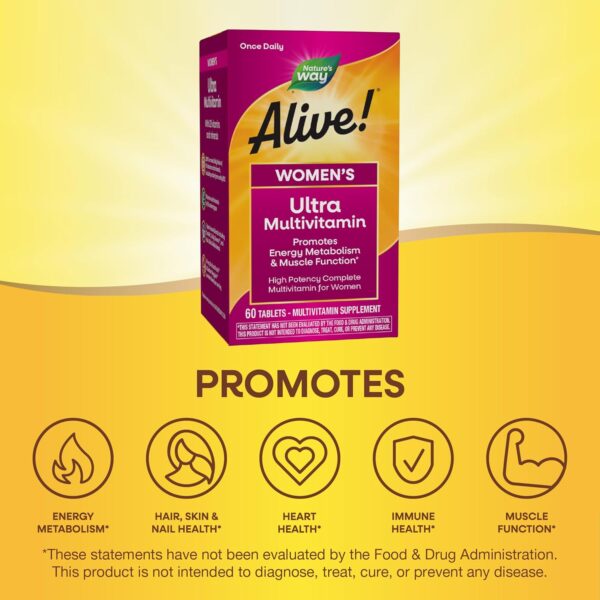 Nature's Way Alive! Women's Daily Ultra Multivitamin, High P... - Image 4