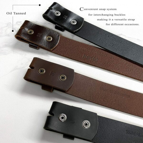 One Piece Full Grain Buffalo/Oil Tanned Leather Replacement ... - Image 4
