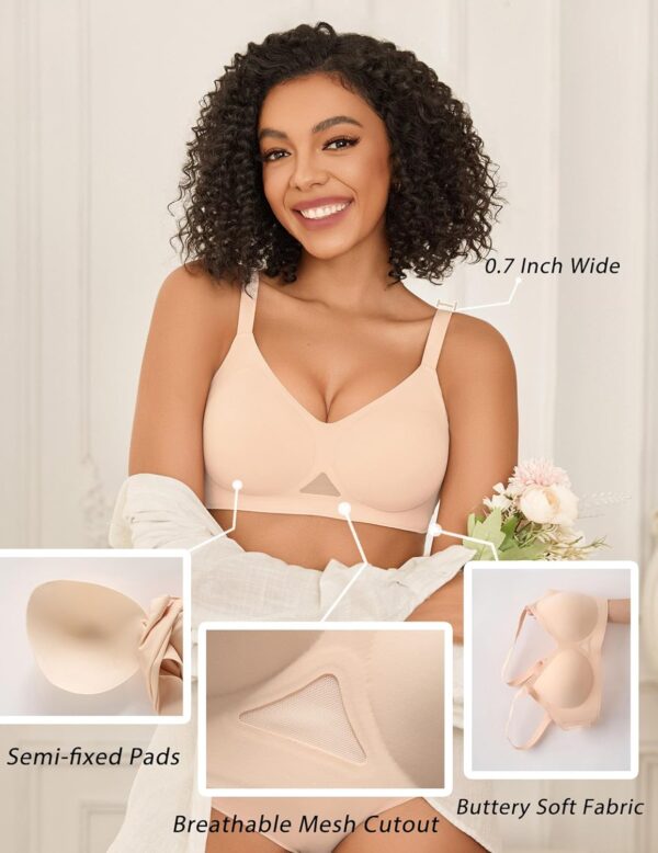 Avidlove Women's Seamless Bras Wireless Bra with Soft Suppor... - Image 4