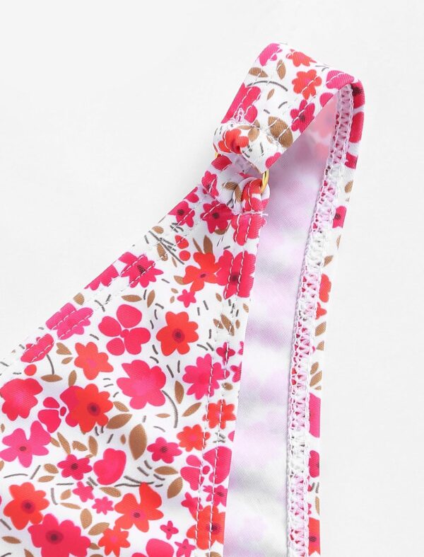 ZAFUL Women's 2 Piece Floral Print Swimsuit Triangle String ... - Image 7