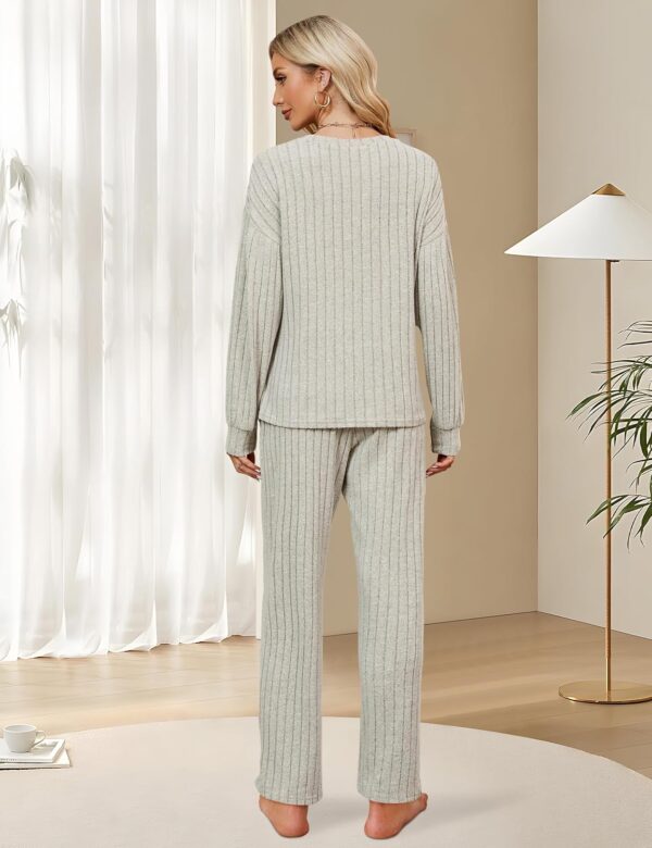 Blooming Jelly Womens Lounge Set Cute Long Sleeve Pajama Set... - Image 5