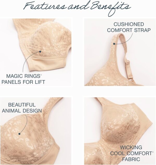 Playtex Women's Wireless Bra, 18-Hour Ultimate Lift Wireless... - Image 5