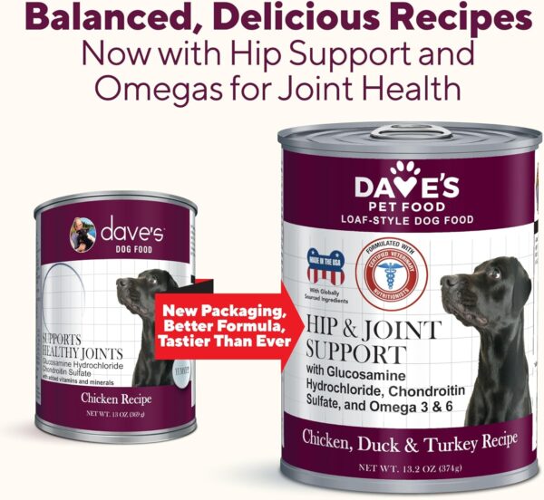 Dave's Pet Food Glucosamine Chondroitin for Dogs, Hip and Jo... - Image 3