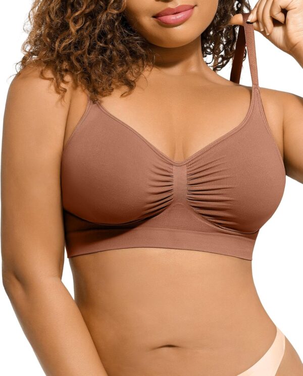 Women's Wireless Sculpt Bra Stretch Comfort Bralettes No Und... - Image 2