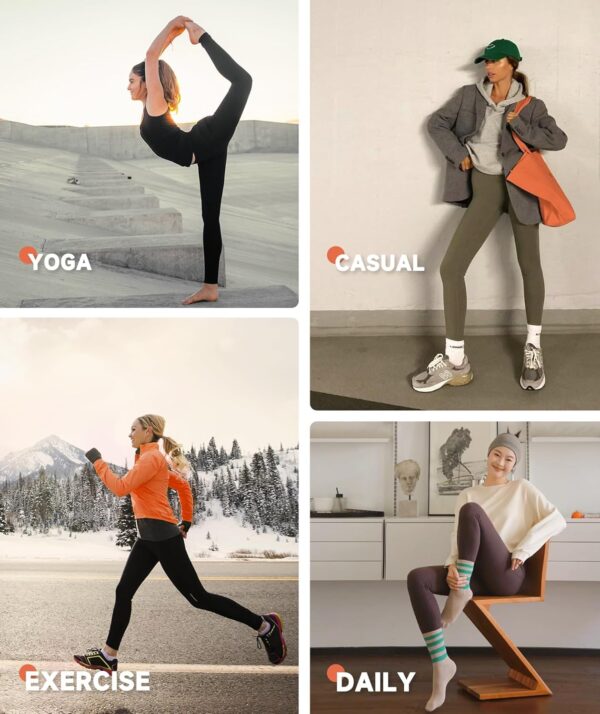 GAYHAY High Waisted Leggings for Women - Soft Opaque Slim Tu... - Image 5