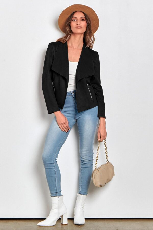 PRETTYGARDEN Women's Faux Suede Jackets 2025 Spring Fall Clo... - Image 10