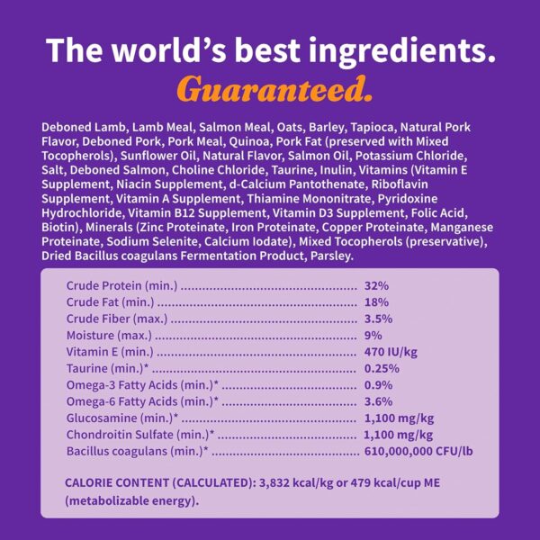 HALO Elevate Dog Food Lamb Recipe, Healthy Grains Dry Dog Fo... - Image 9