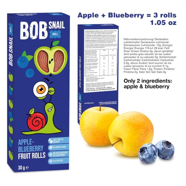 BOB SNAIL Snacks Variety Pack for Kids Adults - Berries Mix ... - Image 3