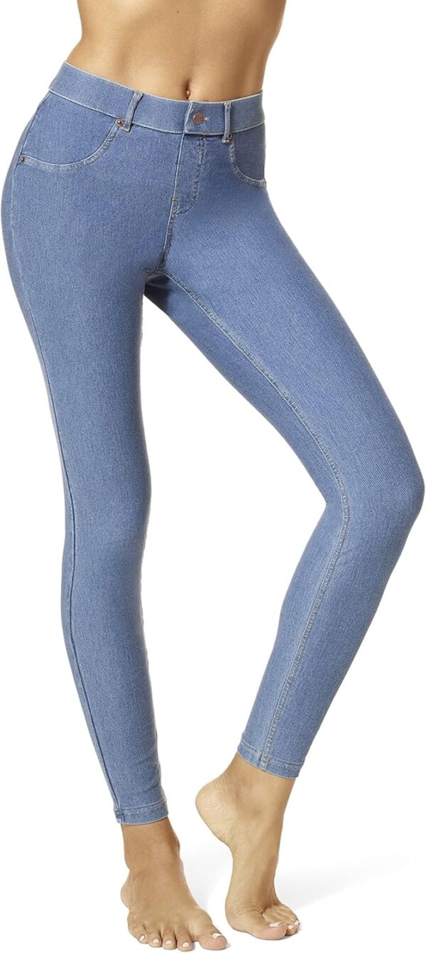 HUE Women's Essential Denim Leggings - Image 2