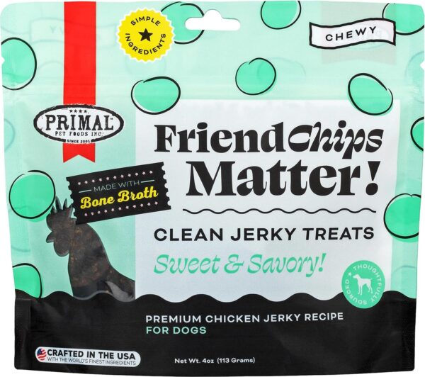 Primal Chicken Jerky Dog Treats Made with Chicken Bone Broth... - Image 2