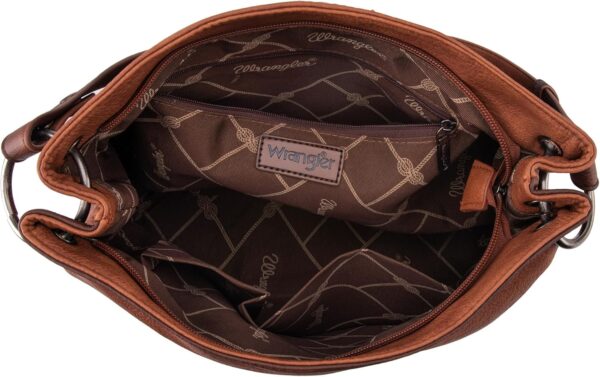 Wrangler Hobo Bags for Women Vegan Leather Top Handle Should... - Image 7