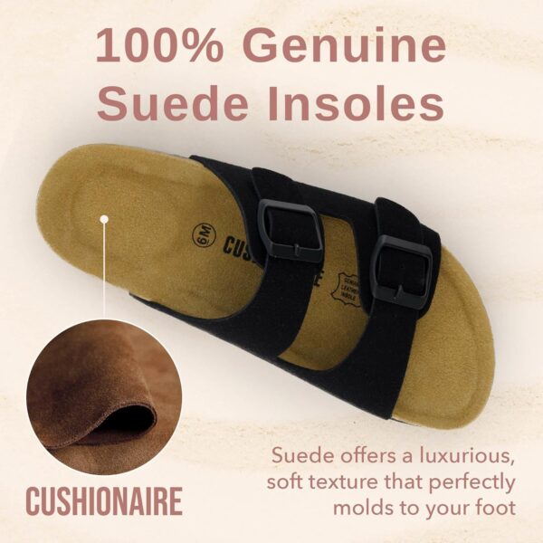 CUSHIONAIRE Women's Lane Cork Footbed Sandal With +Comfort - Image 4