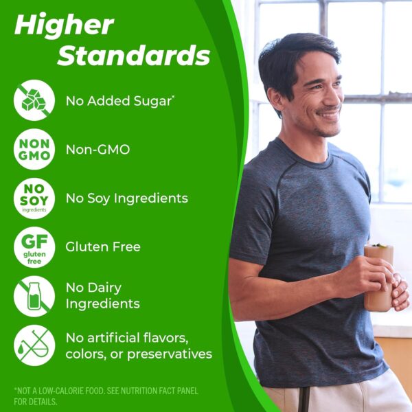 Orgain Organic Vegan Protein Powder, Vanilla Bean - 21g Plan... - Image 5