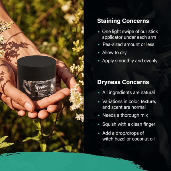 PiperWai Natural Deodorant for Women & Men | Aluminum Free w... - Image 3