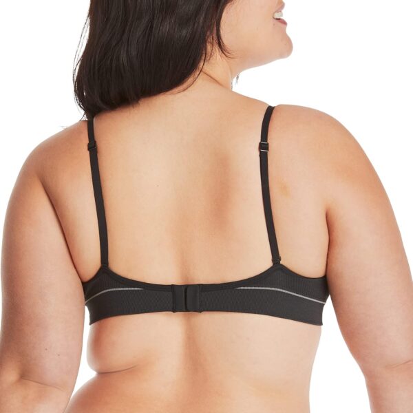 Hanes Women's Originals Seamless Triangle Rib Bralette, Soft... - Image 4