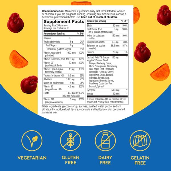 Nature's Way Alive! Men's Daily Gummy Multivitamin, Supports... - Image 5