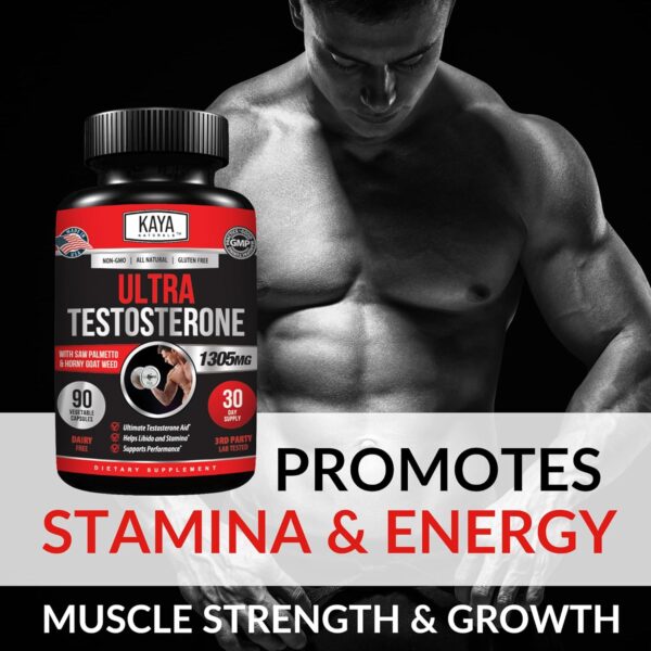 Kaya Naturals Ultra Testosterone - Men's Testosterone Booste... - Image 4