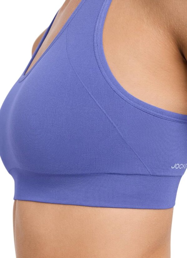 Jockey Women's Bra Seamfree Mid Impact Sports Bra - Image 5