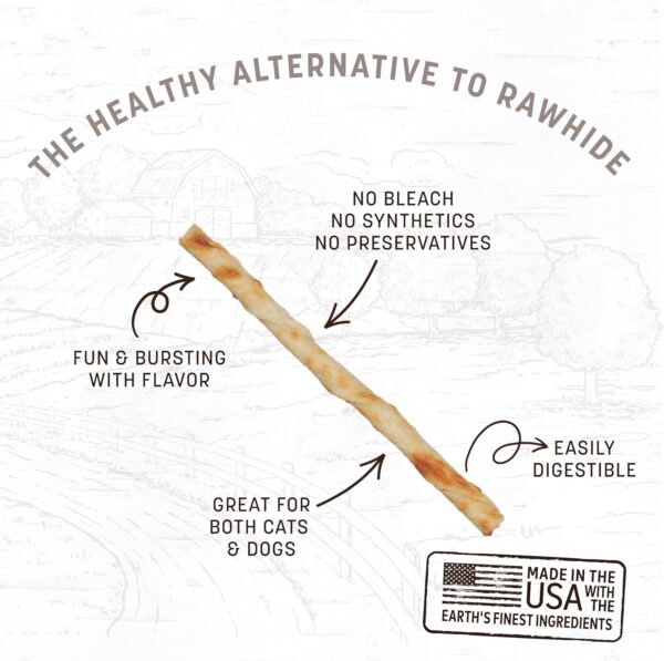Earth Animal No Hide Stix Peanut Butter Flavored Natural Raw... - Image 3