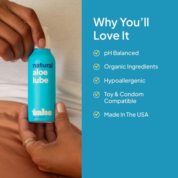 Hello Cake Natural Lube - Aloe-Based Organic Personal Lubric... - Image 5