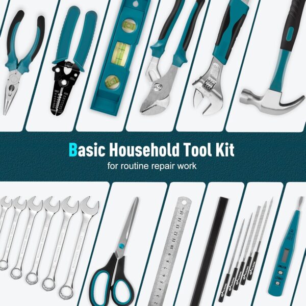 Sundpey 379-PCs Home Tool Kit - Portable Complete Household ... - Image 6