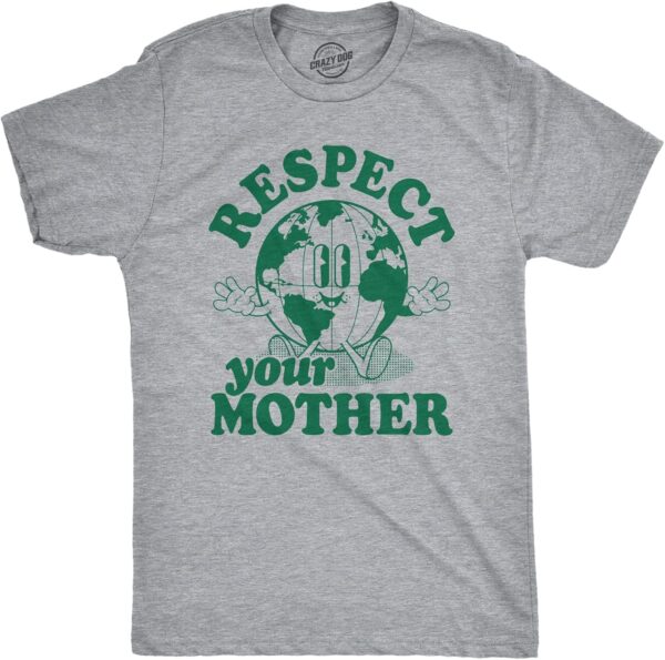 Mens Earth Day T Shirts Funny Green Environmental Graphic No... - Image 2