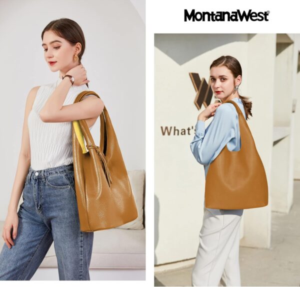 Montana West Slouchy Hobo Bags for Women Soft Designer Shoul... - Image 3