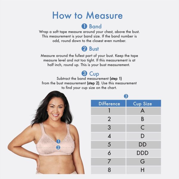 Playtex Women's 18 Hour Wireless Bra 4049, Side & Back Smoot... - Image 7